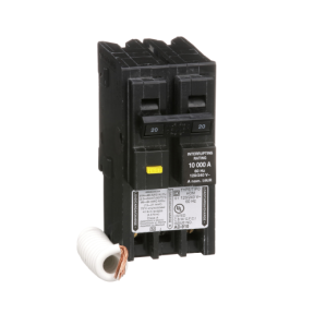 Hom220gfi Mini Circuit Breaker Homeline 20a 2 Pole 120