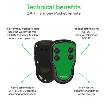 ZARC702 - Harmony eXLhoist, compact, Lithium battery re chargeable