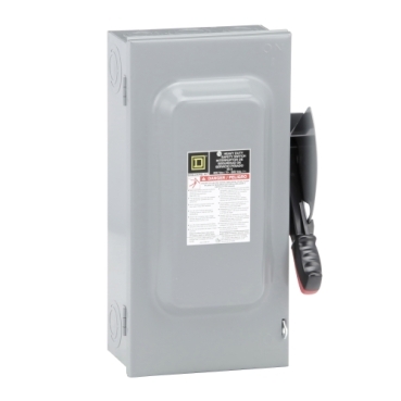 HU362 - Safety switch, heavy duty, non fusible, 60A, 3 wire