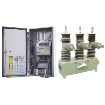 PMSet™ E-Series Reclosers Schneider Electric Religador 15, 17 ou 38 kV até 16 kA