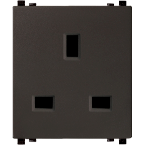 ZENcelo 13A 1 Gang Socket, Bronze