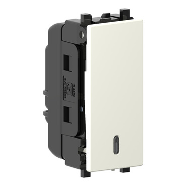 IN8487 - Momentary switch, ZENcelo, 1-way, 6A, 230V, on/off 