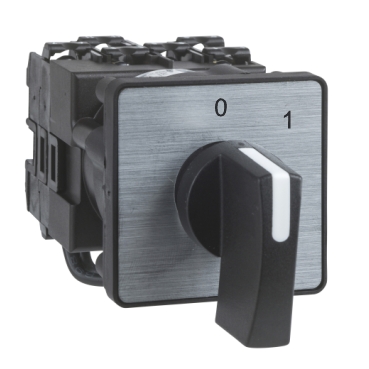 INTERRUPTOR DE LEVAS TRIFASICO DE DOBLE CICLO, 3X32A, 3 POSICIONES (1-0-2),  IP54/IP20