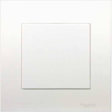 Blank plate, Vivace, 1 gang, IP20, white