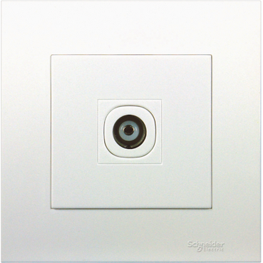TV socket, Vivace, 1 gang, white