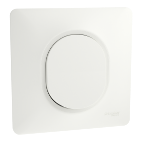 Ovalis - interrupteur va et vient - 10AX - Blanc