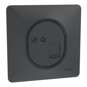Ovalis - prise RJ45 - cat.6 STP - réseaux VDI- grade 3 - Anthracite - Mat