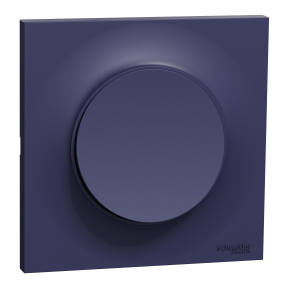 ODACE STYL - Kit interrupteur va et vient + plaque de finition, coloris Bleu cobalt
