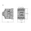 CTR Deca 115/150 A 3P ACDC Lug - Dimensions