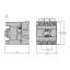 CTR Deca 200A 4P 24-500V ACDC EvLk - Dimensions