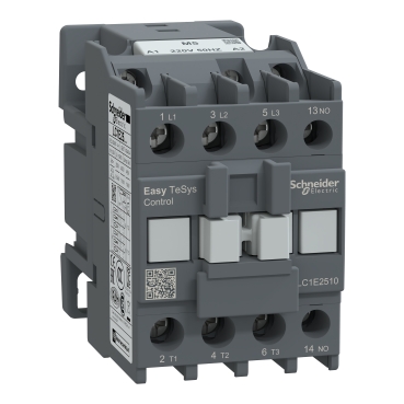 LC1E2510M5 - Contactor,Easy TeSys Control,LC1E,3P(3NO),AC-3,<=440V 