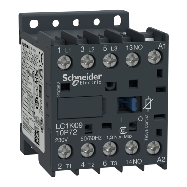 TeSys  K contactors Schneider Electric Compact contactors to control motors up to 16 A (7.5 kW / 400 V)
