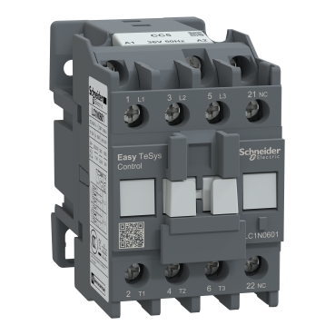 ファッションデザイナー Easy - LC1N0601CC5N TeSys AC-3 - 接触器(1NC) 3P Control ブレーカー・ブレーカーボックス