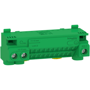 Lgyt1e24 Earth Screwless Terminal Block 24 Holes 3x25 21x4 Jumper Schneider Electric Global