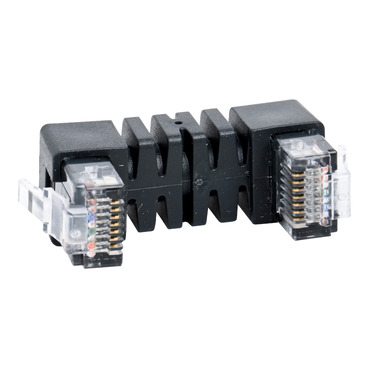 Jumper for side by side mounting TeSys T - 2 x RJ45 - 0.04 m