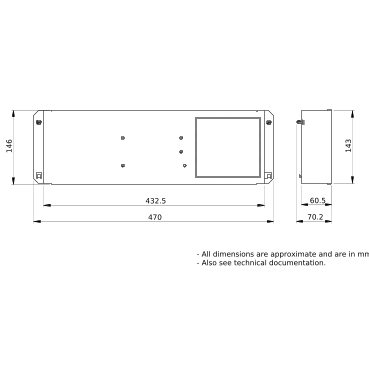 PrismaSeT_LVS03020_M.Plate Nsxm/Vigi/Sdx Hz. Toggle W600