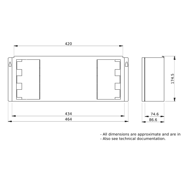 PrismaSeT_LVS03124_Mounting Plate For Horizontal Isft250