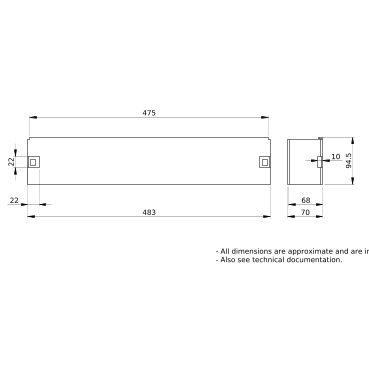 PrismaSeT_LVS03126_Mounting Plate V Isft 100N