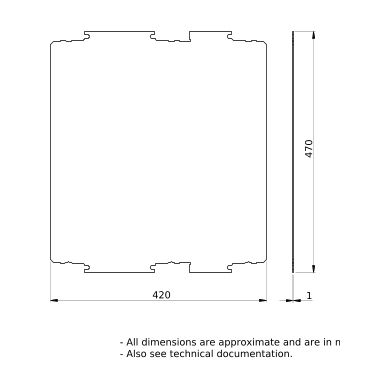 PrismaSeT_LVS03154_Class 2 Insulating Plate W600/W650