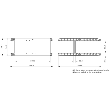 PrismaSeT_LVS03405_Mount.Pl Nsxm Toggle/Rot-3P/4P Vert.W400