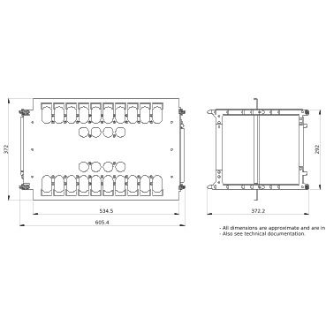 LVS03461 - Platina P 2NSX-CVS630/INS630 Vert. | Schneider Electric