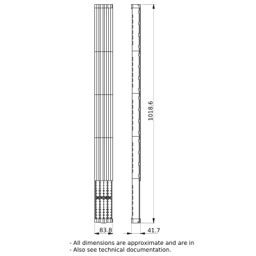 PrismaSeT_LVS04111_Linergy Bw 3P Ipxxb Insulated Busbar 160A W1000