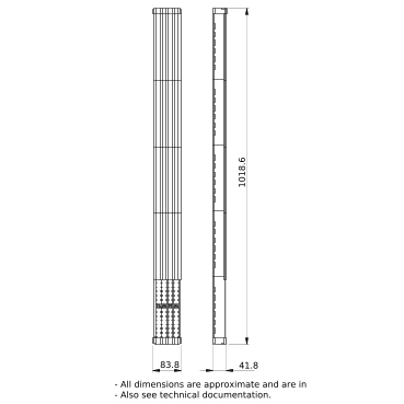 PrismaSeT_LVS04122_Linergy Bw 4P Ipxxb Insulated Busbar 250A W1000