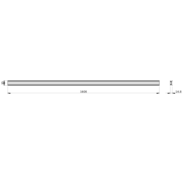 PrismaSeT_LVS04226_2 Modular Device Rails L1600