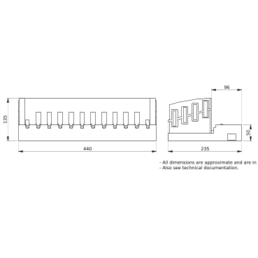 PrismaSeT_LVS04404_Linergy Fc D.Blk /Nsx250 4P Tog/Fix+Conn