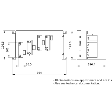 PrismaSeT_LVS04430_Conn.Transf.Assembly 250A 4P