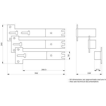 PrismaSeT_LVS04473_Conn.Hz.Fixed Ns 3P 1000A