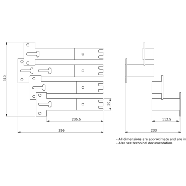 A.B.S. Tubo Frenante Anteriore Destro Adatto Per Toyota Liteace Bus 1.5 2.0 D - Foto 5