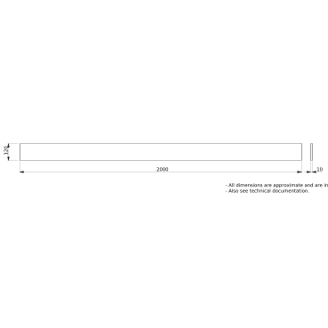 PrismaSeT_LVS04552_Horizontal Flat Bar Linergy Bs 120 X 10 W2000
