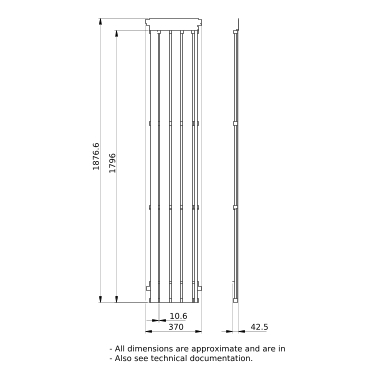 PrismaSeT_LVS04922_Form 2 Side Barrier For Lateral Vertical Busbars