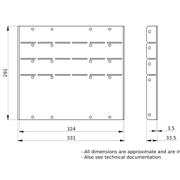 PrismaSeT_LVS06601_Form 4 Partition For Fu 4 To 6 Modules