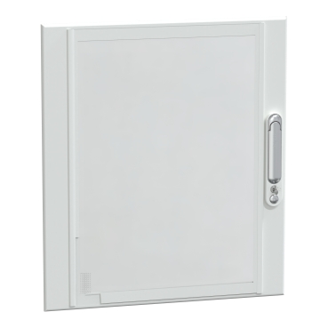 LVS08093 Door, PrismaSeT G, transparent type for enclosure, W555mm, 12M,3R, IP30