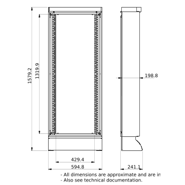 PrismaSeT_LVS08202_Floor-Standing Enc.W600 27M