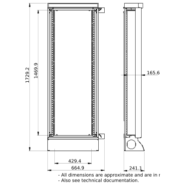 PrismaSeT_LVS08213_Extension Floor-St.Enc.W600 30M IP30