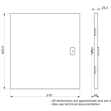 PrismaSeT_LVS08323_Ip55 Plain Door 11M
