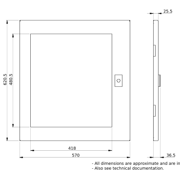 PrismaSeT_LVS08333_Ip55 Transparent Door 11M