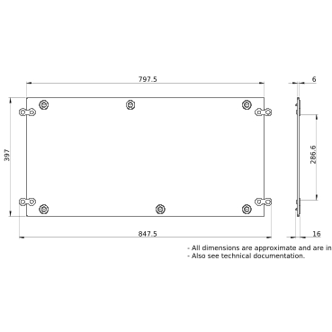 PrismaSeT_LVS08438_IP30 Plain Roof W800 D400