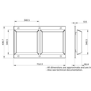 PrismaSeT_LVS08478_Ip55 Ventilated Roof W800 D400