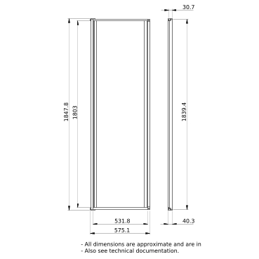 PrismaSeT_LVS08566_Hinged Fr.Plate Sup.Frame W650