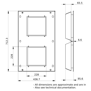 PrismaSeT_LVS08678_Ip55 Ventilated Roof W800 D600