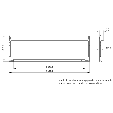 PrismaSeT_LVS08882_Plain Plate For Enclosures