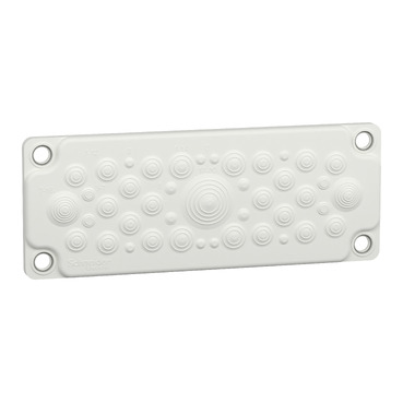 LVS08896 - MEMBRANE GLAND PLATE 35 ENTRIES 5-32MM | Schneider Electric