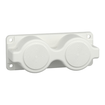 LVS08897 - MEMBRANE GLAND PLATE 2 ENTRIES 28-60MM | Schneider Electric