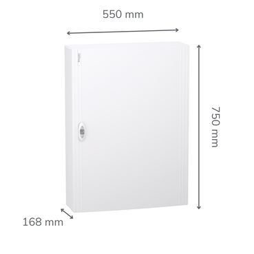 LVSXL424-PrismaSeT XS-Surface 4R24M White Door 1TB-Dimension-Image