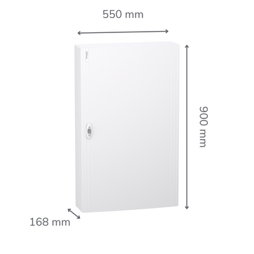 LVSXL524 - PrismaSet XS, Cofret cu montaj aparent, 5x24 Module