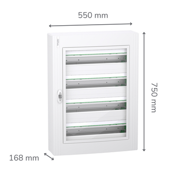LVSXM424-PrismaSeT XS-Surface 4R24M Transp Door 1TB-Dimension-Image